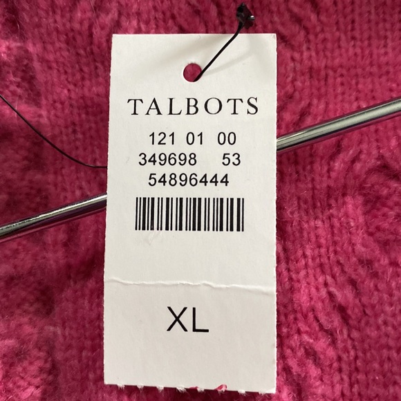 NWT Talbots Cable Knit Cardigan Sweater - Size XL - Picture 6 of 7
